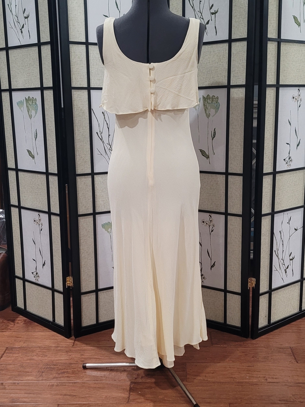 VINTAGE Donna Ricco New York Dress - Ivory/Cream - Picture 3 of 7